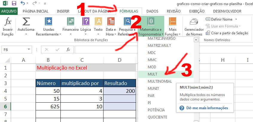 Formula Excel Para Multiplicar 0819