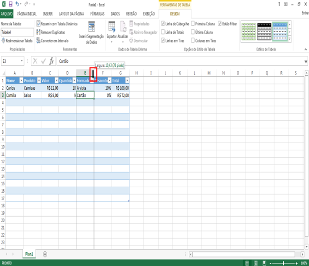 Como Fazer Tabelas No Excel Passos De Como Criar Uma Tabela