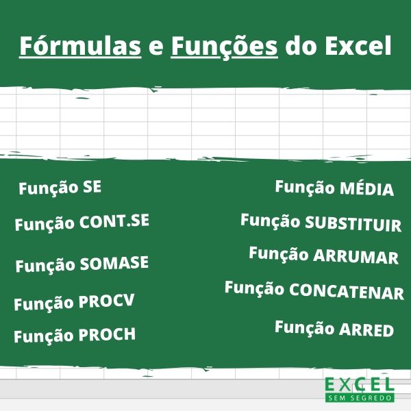 Quais são as funções do Excel?