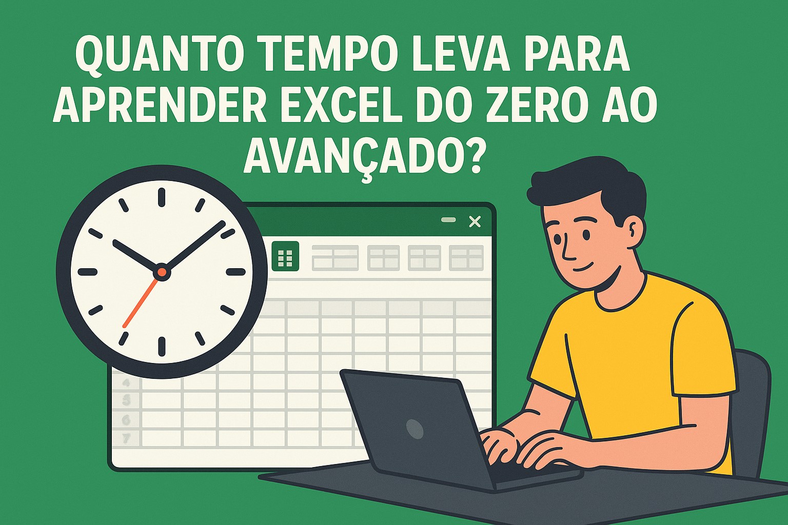 Quanto Tempo Leva para Aprender Excel do Zero ao Avançado?